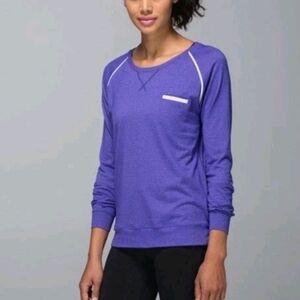 lululemon athletica Purple Long Sleeve Tee-Size 4